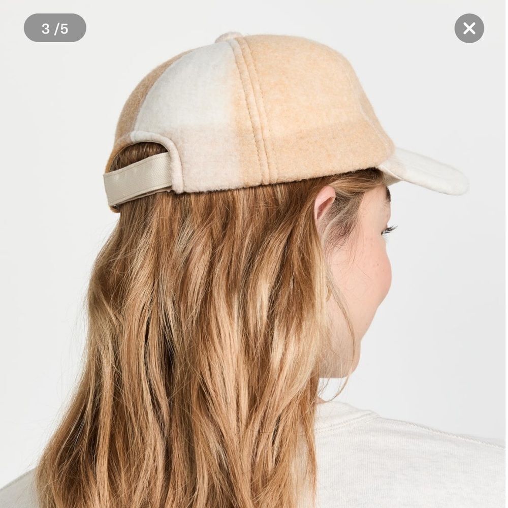 Isabel Marant Tyron Plaid Hat NWOT - Picture 7 of 8